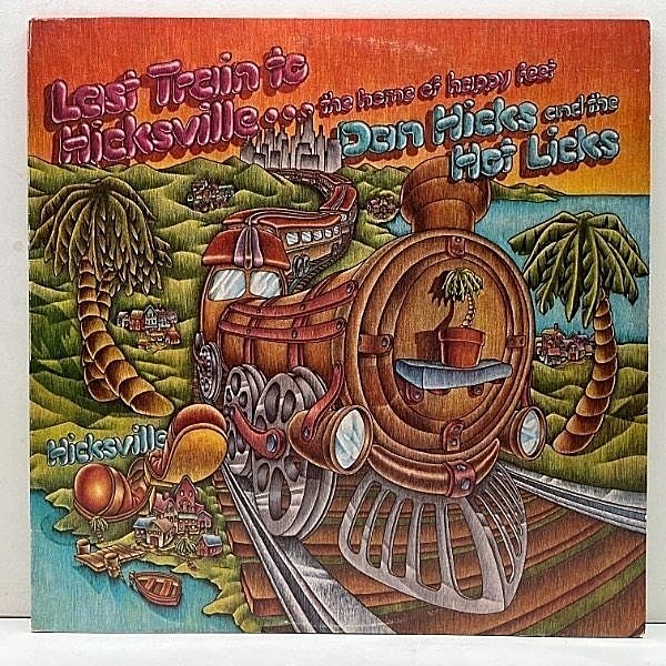 レコードメイン画像：Cut無し!美品! USオリジナル DAN HICKS AND THE HOT LICKS Last Train To Hicksville ('73 Blue Thumb) prod. Pro.TOMMY LiPUMA 名作