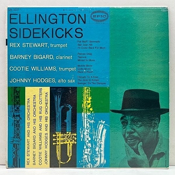 レコードメイン画像：良好盤!! 1Aマト MONO 深溝 USオリジナル『Ellington Sidekicks』JOHNNY HODGES, COOTIE WILLIAMS エリントン楽団初期のコンボ演奏