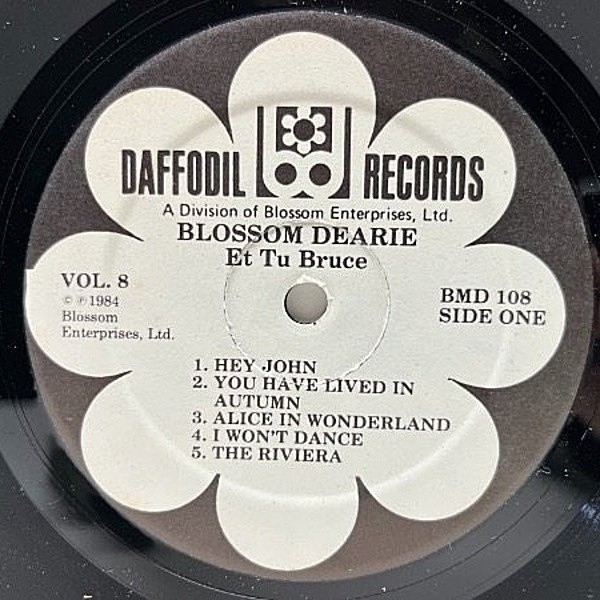 BLOSSOM DEARIE / Et Tu Bruce, Volume VIII (LP) / Daffodil