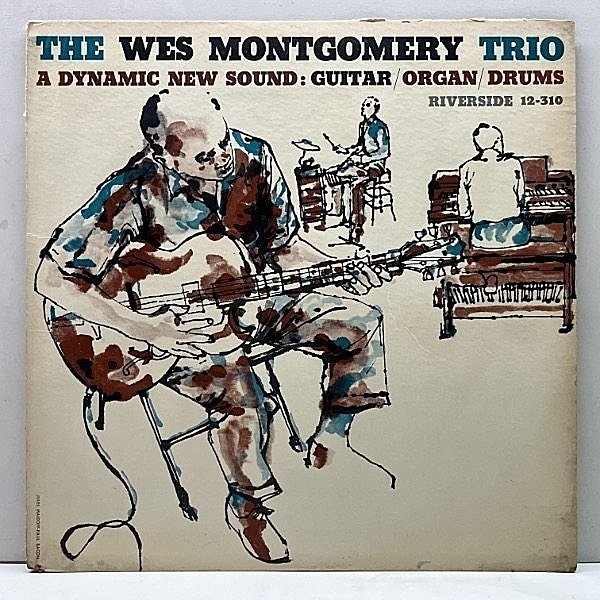 レコードメイン画像：USオリジナル MONO 1st青スモール 深溝 THE WES MONTGOMERY TRIO (Riverside RLP 12-310) ウェス・モンゴメリーの記念すべき初リーダー作