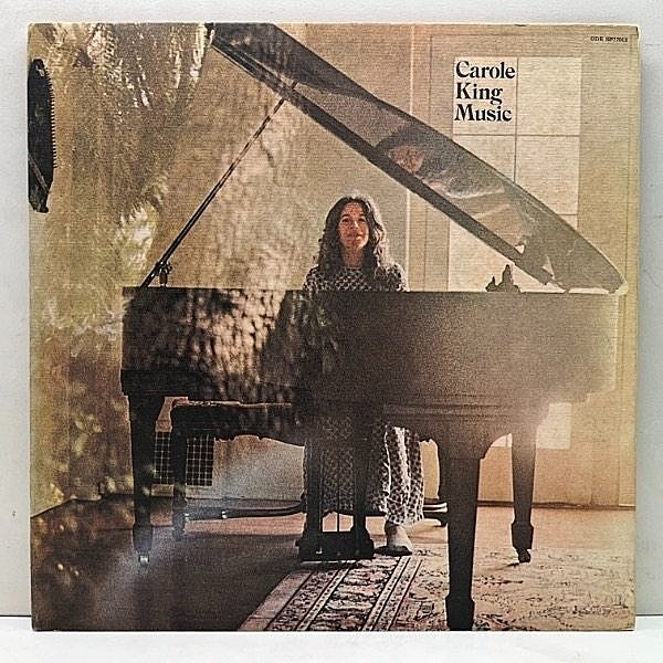 レコードメイン画像：良好品!! w/ 厚紙歌詞シート USオリジナル CAROLE KING Music ('71 Ode SP-77013) 米 初回プレス Danny Kootch, James Taylor ほか