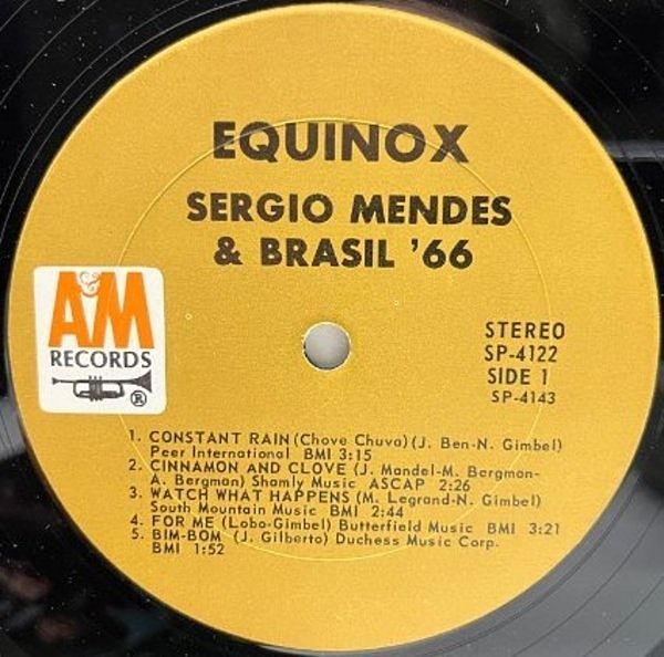 Sergio Mendes & Brasil '66 – Equinox – Vinyl (Monarch