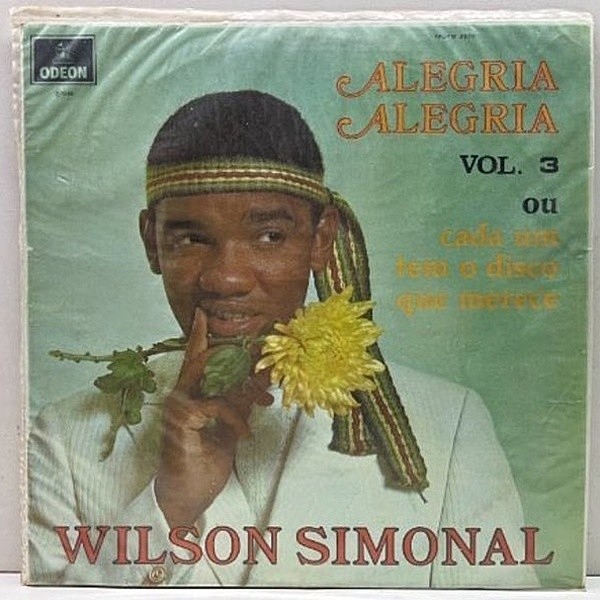 レコードメイン画像：【w/ SOM TRES】MONO Braオリジナル WILSON SIMONAL Alegria Vol. 3 ('68 Odeon) Tighten Upを彷彿させるフレーズ！Mamae Eu Quero収録