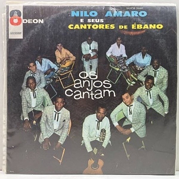レコードメイン画像：美盤!! MONO BRAZIL オリジナル NILO AMARO E SEUS CANTORES DE EBANO Os Anjos Cantam ('62 Odeon MOFB 3260) ブラジリアン・フォーク MPB