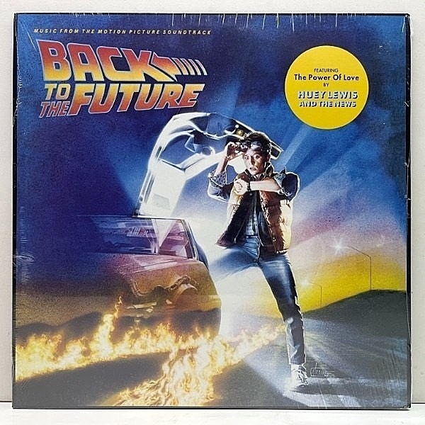 レコードメイン画像：シールド未開封!! 橙カラー・ヴァイナル!?『Back To The Future』バック・トゥ・ザ・フューチャー OST サントラ USリイシュー