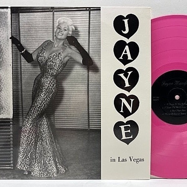 レコードメイン画像：【PINKカラー・ヴァイナル】JAYNE MANSFIELD In Las Vegas [Busts Up Las Vegas] Sexy女優 ジェーン・マンスフィールド名義の希少アルバム