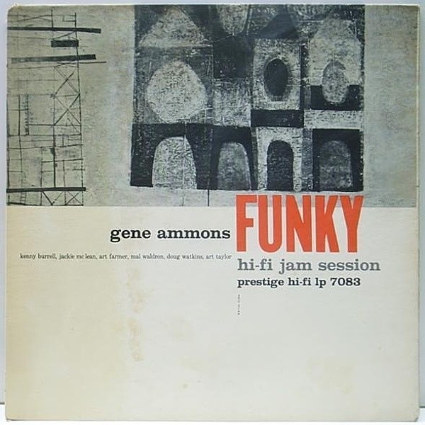レコードメイン画像：初回 NYC 両溝 MONO 手書きRVG Orig. GENE AMMONS Funky (Prestige / 7083)