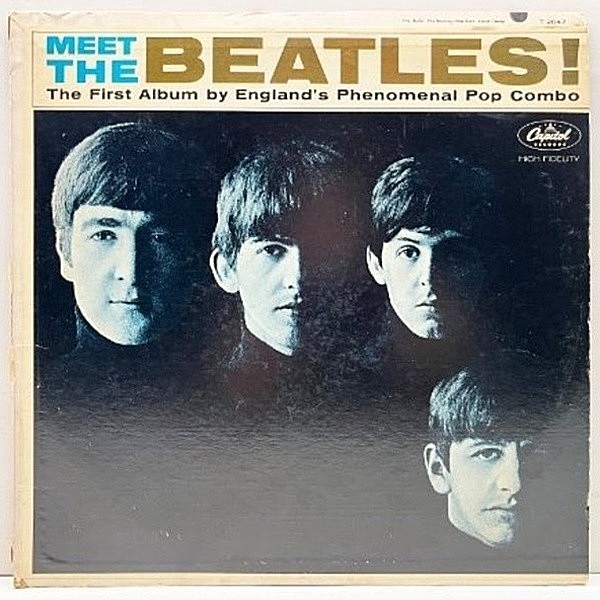 フランス極美品/The Beatles 仏盤LP:「Les Beatles（With The Beatles）」1st. Press ダーク