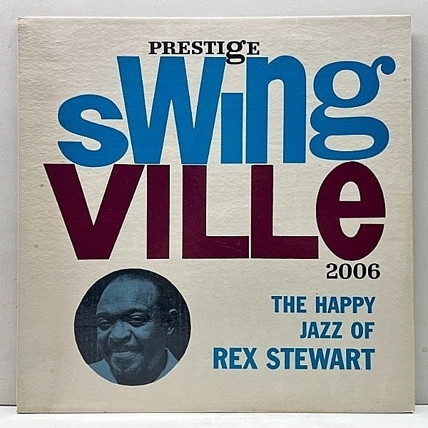 レコードメイン画像：美品!! RVG刻印 MONO 深溝 USオリジナル REX STEWART The Happy Jazz Of ～ (Swingville SVLP 2006) コーティング仕様 米 初回プレス