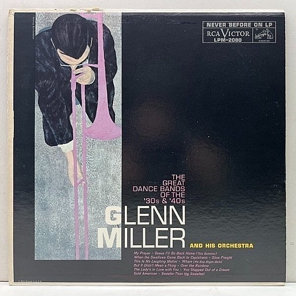 レコードメイン画像：極美盤!! MONO 深溝 US初期プレス GLENN MILLER The Great Dance Bands Of The '30s And '40s (LPM 2080) グレン・ミラー 名演集