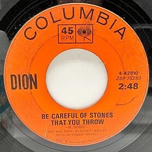 レコード画像：DION / Be Careful Of Stones That You Throw