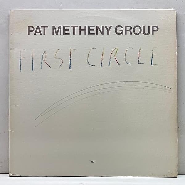 レコードメイン画像：Cut無し!良好! 半透明ヴァイナル USオリジナル PAT METHENY First Circle ('84 ECM) w/インサート完品 JAZZ ROCK FUSION