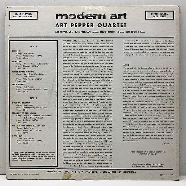 modern art ART PEPPER QUARTET レコード OS0yODgyLmpwZWc.jpeg