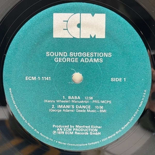 GEORGE ADAMS / Sound Suggestions (LP) / ECM | WAXPEND RECORDS