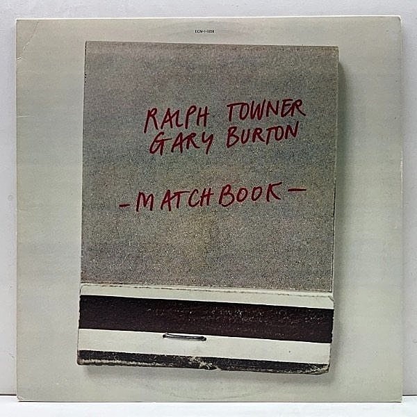 レコードメイン画像：Cut無し!美品! 1マト USオリジナル RALPH TOWNER, GARY BURTON Matchbook ('75 ECM 1-1056) デュオ名作