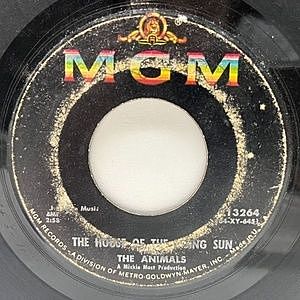 レコード画像：ANIMALS / The House Of The Rising Sun