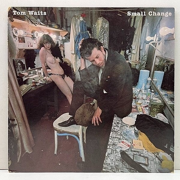 レコードメイン画像：Cut無し!極美盤! 初版 7E規格 雲ラベ USオリジナル TOM WAITS Small Change ('76 Asylum) 感動の名曲 Tom Traubert's Blues w/SHELLY MANNE