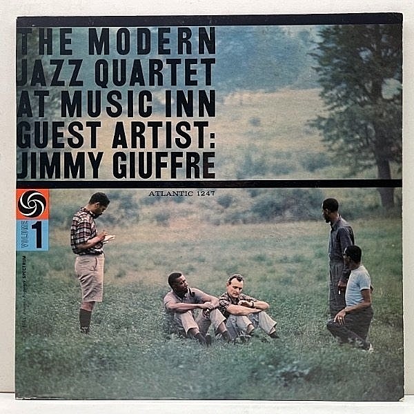 レコードメイン画像：良好!! MONO 初版 黒銀ラベ 深溝 USオリジナル MODERN JAZZ QUARTET With JIMMY GIUFFRE At Music Inn (Atlantic 1247) Milt Jackson