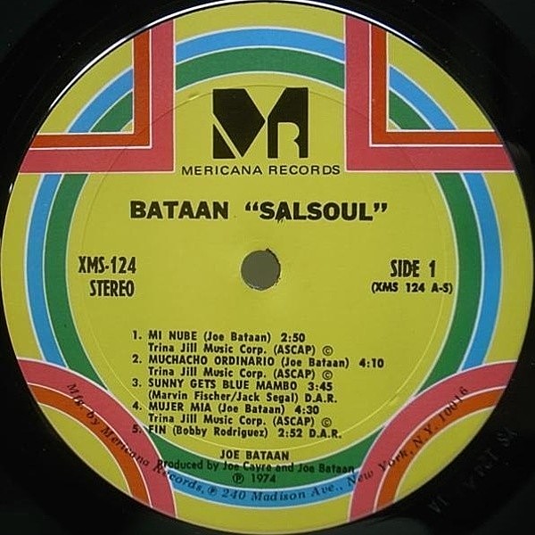 レコード Joe Bataan Mr. New York ソウル レアグルーヴ