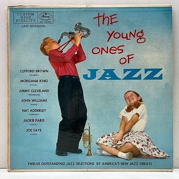 レコードメイン画像：【CLIFFORD BROWN, JOHN WILLIAMSら当時の気鋭ミュージシャンで構成】美再生!! USオリジナル The Young Ones Of Jazz (EmArcy MG 36085)