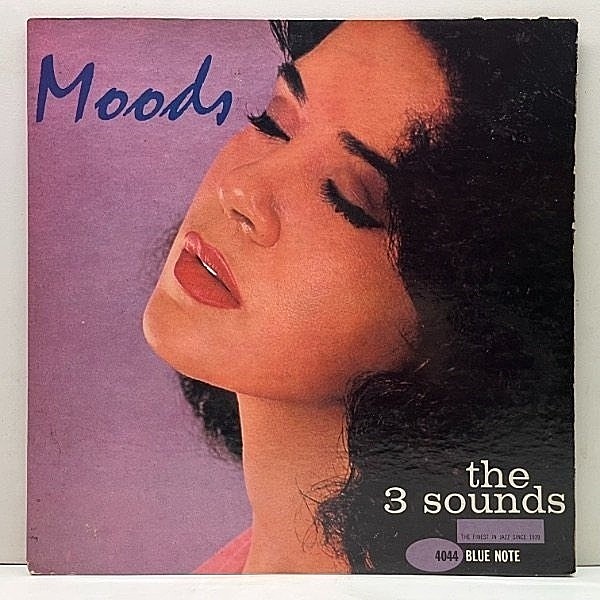 レコードメイン画像：レア 完全オリジナル 良好盤!! MONO 47WEST63rd. 深溝 3 THREE SOUNDS Moods (Blue Note BLP 4044) RVG刻印 耳[Ear] DG モノラル