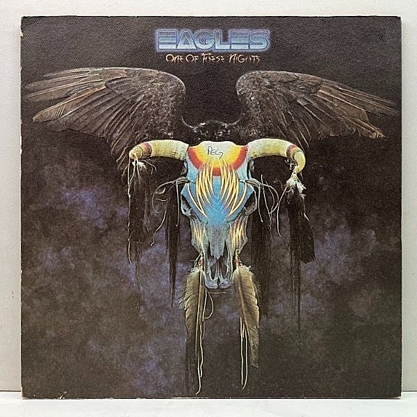 レコードメイン画像：美盤!! 初版 7E規格 雲ラベル USオリジナル EAGLES One Of These Nights ('75 Asylum) イーグルス／呪われた夜 LP 名盤