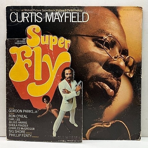 レコードメイン画像：USオリジナル CURTIS MAYFIELD Superfly ('72 Curtom) カーティス・メイフィールド／スーパーフライ Freddie's Dead ほか 米 初回プレス
