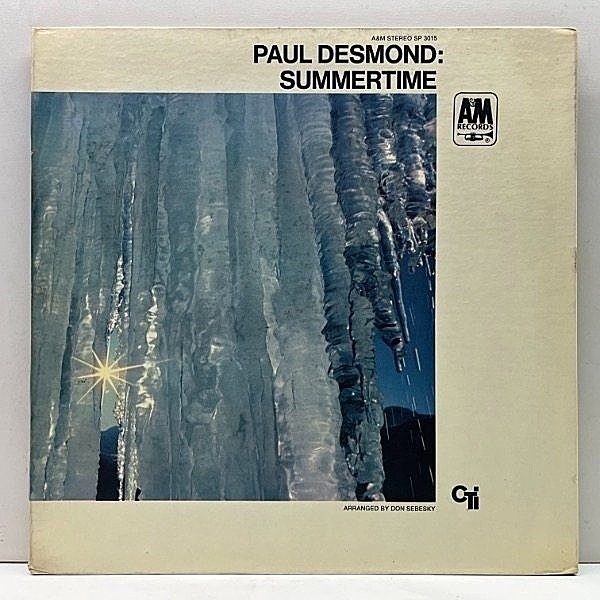 レコードメイン画像：美盤!! VANGELDER刻印 コート仕様 USオリジ PAUL DESMOND Summertime ('68 A&M SP-3015) Herbie Hancock, Bucky Pizzarelli, Ron Carter