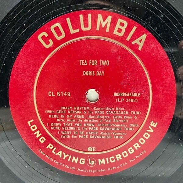DORIS DAY / Tea For Two (10) / Columbia | WAXPEND RECORDS