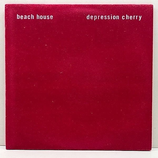 レコードメイン画像：良好品!! USオリジナル BEACH HOUSE Depression Cherry ('15 Sub Pop) "Space Song" 収録 特殊ベルベット仕様 ビーチ・ハウス Dream pop