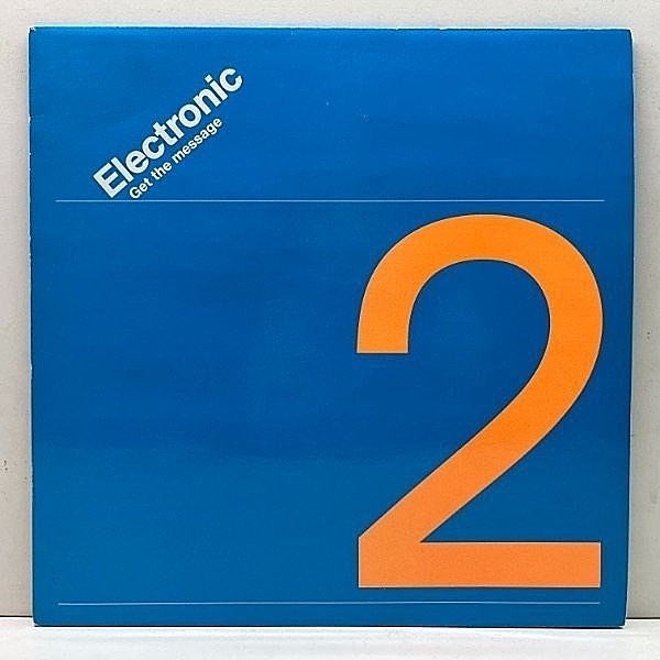 レコードメイン画像：美盤!! 12インチ UKオリジナル ELECTRONIC Get The Message ('91 Factory) The Smiths／New Order ジョニー・マー 45RPM.