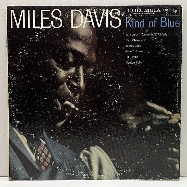 レコードメイン画像：MONO 6eye 誤植ジャケ US初期プレス MILES DAVIS Kind Of Blue ('59 Columbia) w/ John Coltrane, Bill Evans ほか 米 モノラル