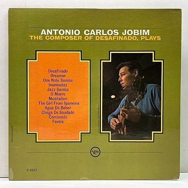 レコードメイン画像：Cut無し!良好! MONO 初版 MGMリム GFコート USオリジ ANTONIO CARLOS JOBIM The Composer Of Desafinado, Plays 記念すべきソロデビュー作