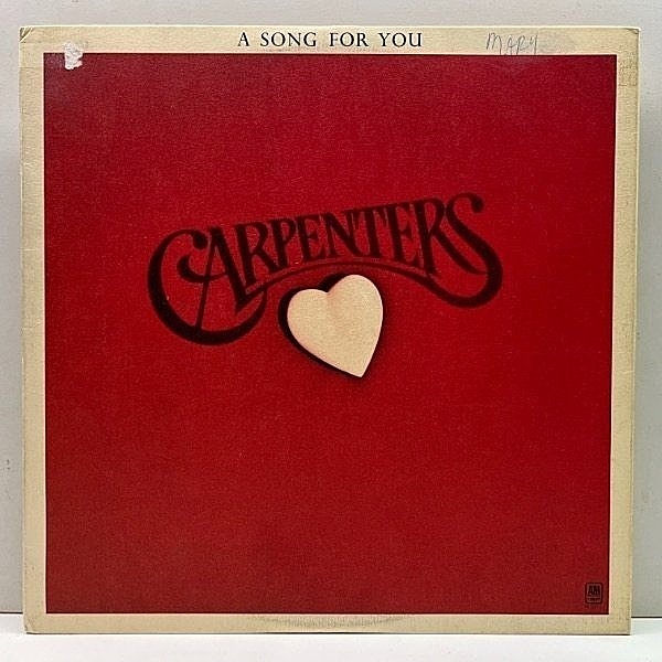 レコードメイン画像：USオリジナル 茶ラベ CARPENTERS A Song For You ('72 A&M) インナー完品 ざら紙 封筒型特殊ジャケ 米 LP カーペンターズ