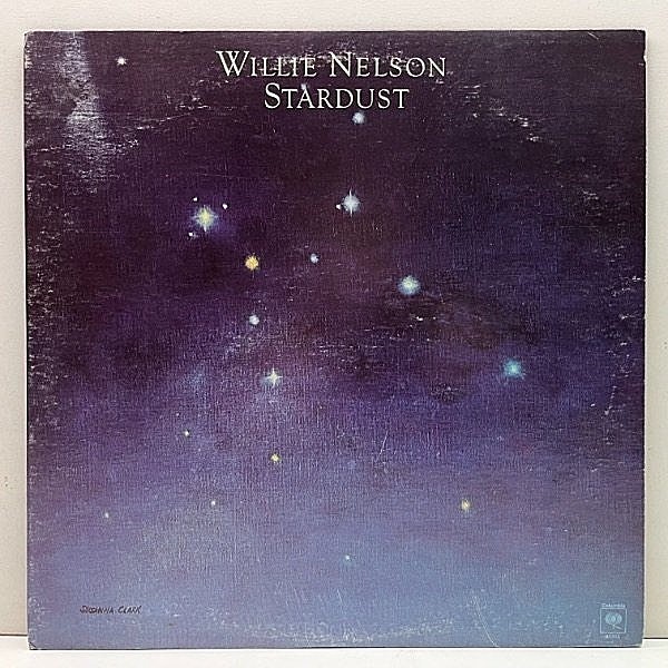 レコードメイン画像：概ね良好！初版 JC規格 USオリジナル WILLIE NELSON Stardust (Columbia JC 35305) ウィリー・ネルソンによる極上のスタンダード集