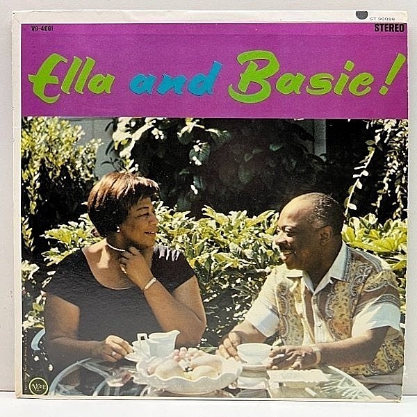 レコードメイン画像：極美盤!音も抜群! USオリジナル Capitolプレス ELLA FITZGERALD & COUNT BASIE Ella And Basie! [Club Edition] エラとベイシー楽団の共演