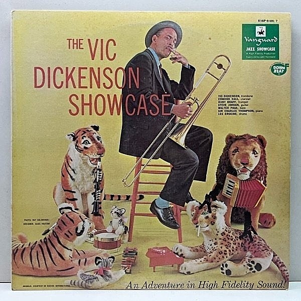 レコードメイン画像：【中間派・大名盤】2LP MONO 良好!! The Vic Dickenson Showcase Vol.1 & Vol.2 ('79 Vanguard) Ruby Braff, Sir Charles Thompson 参加