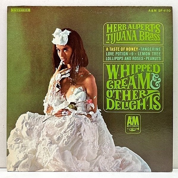 レコードメイン画像：Cut無し!極美品! USオリジナル HERB ALPERT & Tijuana Brass Whipped Cream ('65 A&M) オールナイトニッポン Bittersweet Samba