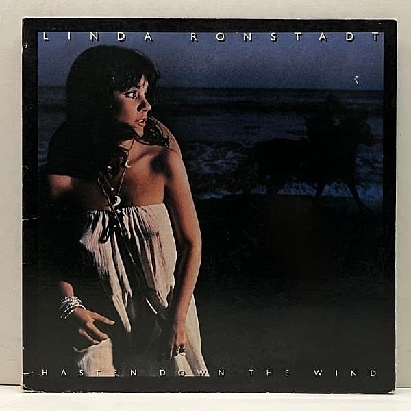 レコードメイン画像：美盤!! 初版 7E規格 USオリジナル LINDA RONSTADT Hasten Down The Wind ('76 Asylum) リンダ・ロンシュタット 絶頂期の名作