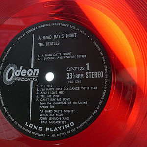 レコード　赤盤　オデオン　国内盤　ビートルズがやって来るヤァヤァヤァ　送料込 65 赤盤【EP】ビートルズ/ビートルズがやって来るヤァヤァヤァ