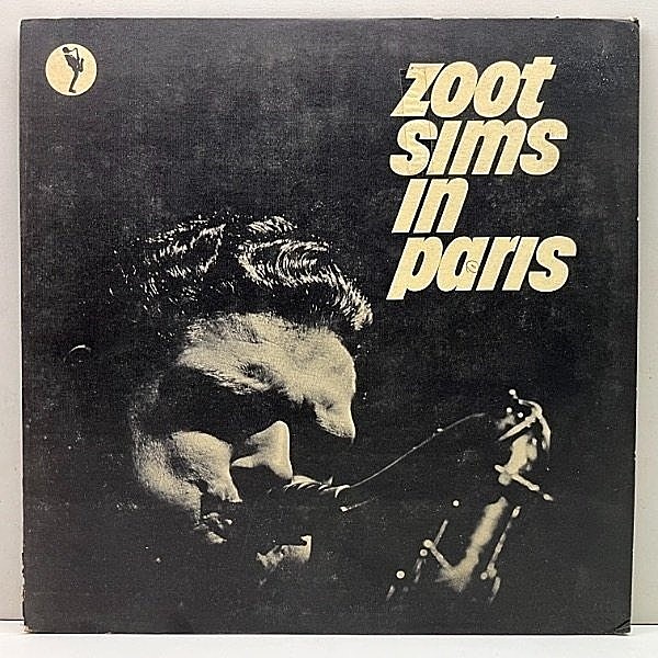 レコードメイン画像：USオリジナル 1st 黒環グレー ZOOT SIMS In Paris (United Artists Jazz UAJS 15013) w/ Henri Renaud アンリ・ルノー・トリオとの共演