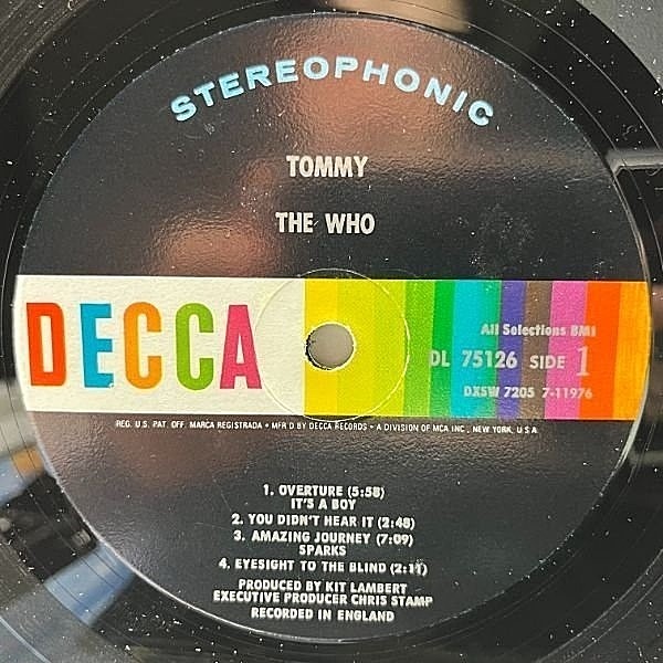 WHO / Tommy (LP) / Decca | WAXPEND RECORDS