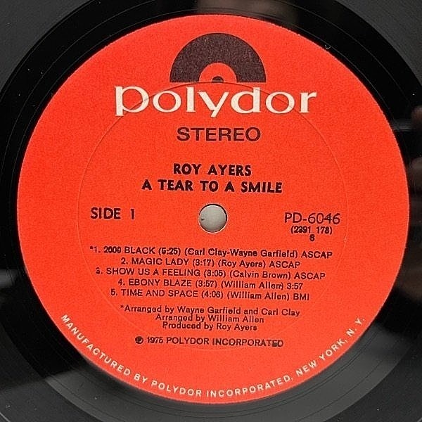 洋楽 ROY AYERS UBIQUITY / a tear to a smile Roy Ayers Ubiquity – A Tear To A Smile | Releases | Discogs