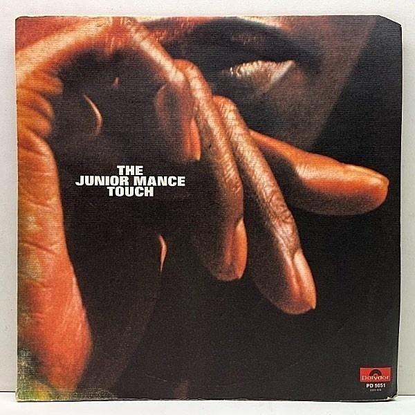 レコードメイン画像：【名曲Let's Stay Together】美盤!! USオリジナル STERLING刻印 JUNIOR MANCE Touch ('73 Polydor) 円熟味溢れる洒落たソウルジャズ