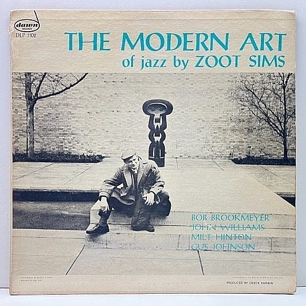 レコードメイン画像：【カゼヒキ無し・フラット盤】USオリジナル MONO 深溝 ZOOT SIMS The Modern Art Of Jazz ('56 Dawn) w/ Bob Brookmeyer, John Williams