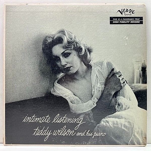 レコードメイン画像：良好盤!! MONO 初版 T字オレンジ 深溝 USオリジナル TEDDY WILSON Intimate Listening (Verve MG V-2011) w/ JOHN SIMMONS, BUDDY RICH 他