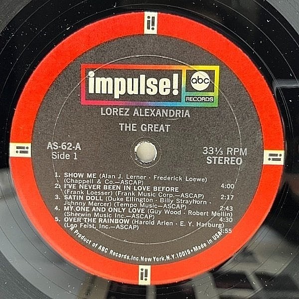 LOREZ ALEXANDRIA / Alexandria The Great (LP) / Impulse