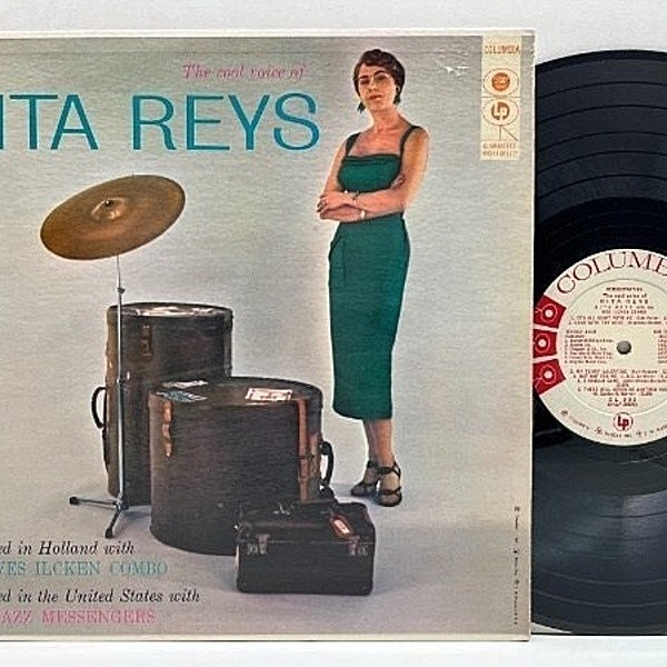 レコードメイン画像：プロモ 良好!! USオリジナル RITA REYS The Cool Voice Of ～ with Wessel Ilcken Combo / Art Blakey & The Jazz Messengers (6eye, DG)