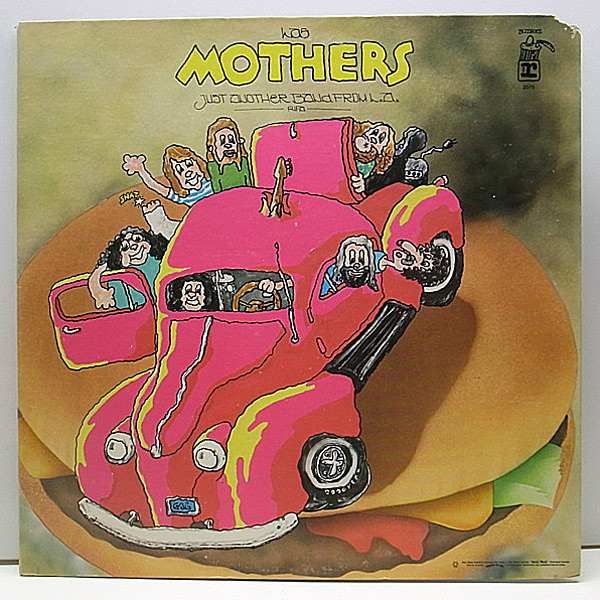 レコードメイン画像：概ね良好!! 初版 W7 青ラベ USオリジ THE MOTHERS Just Another Band From L.A. (Bizarre) マザーズ L.A.からやって来たバンド FRANK ZAPPA