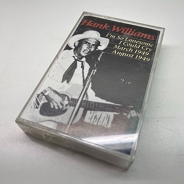 レコードメイン画像：US製 CASSETTE TAPE／カセットテープ HANK WILLIAMS I'm So Lonesome I Could Cry: March 1949 - August 1949 (Polydor) カントリー